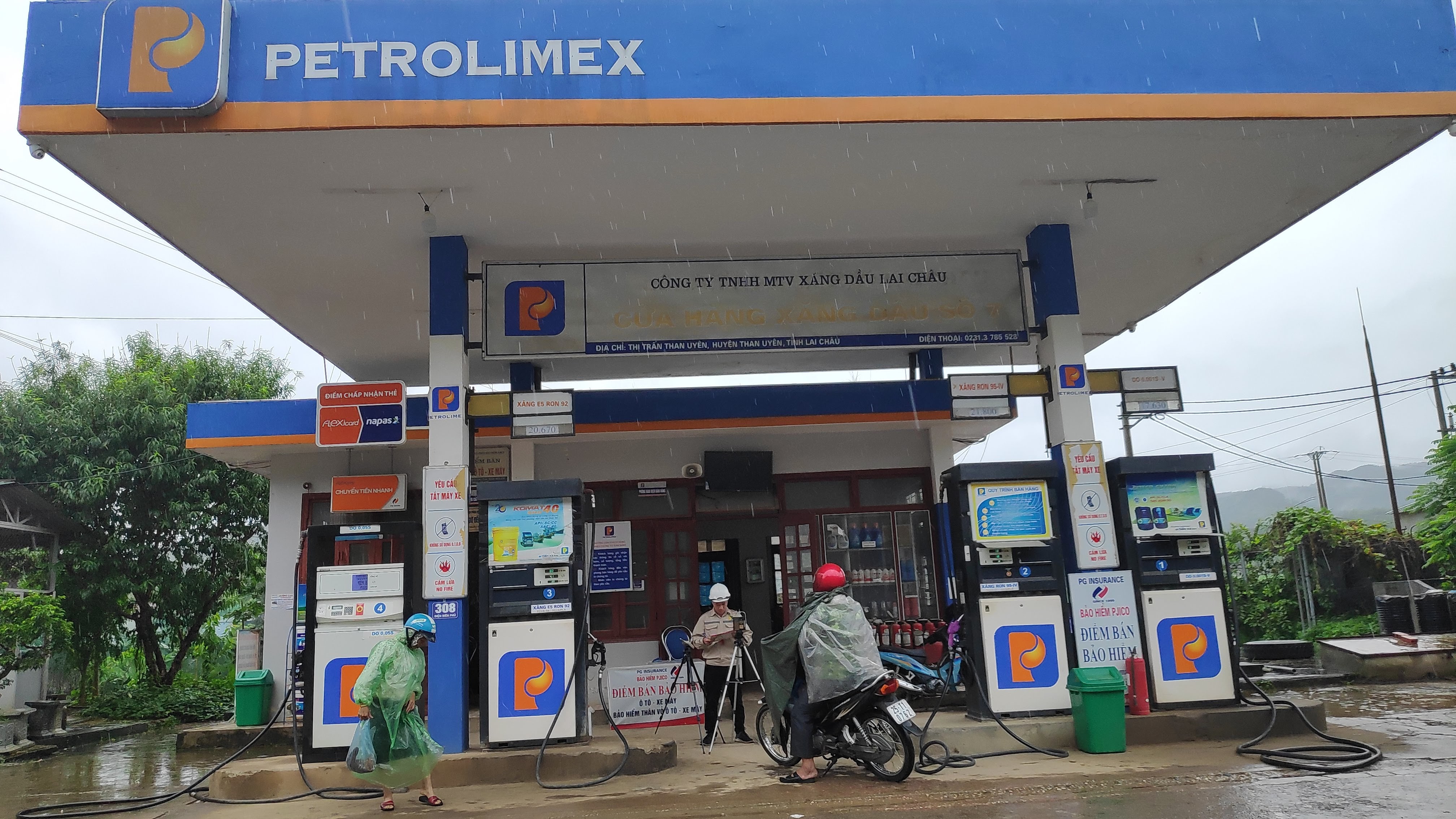 Lai Châu: Trạm sạc VinFast - Cửa hàng xăng dầu Petrolimex Lai Châu Số 07